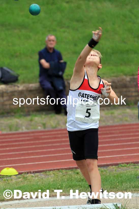 Shot putt, 2022 NEGP Monkton 5, Wednesday, July 20th. Photo: David T. Hewitson/Sports for All Pics